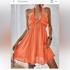 Brand new SHEIN backless halter dress